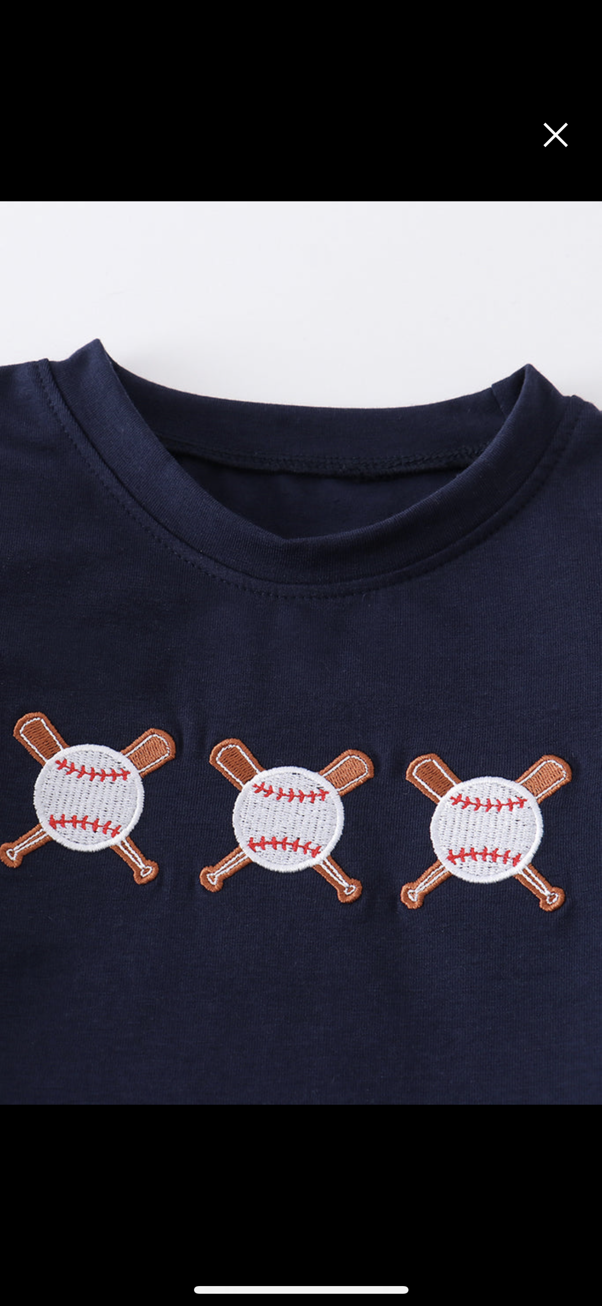 Boys Navy Baseball 2PC set