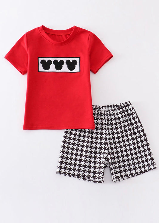 Boys Red Mickey 2PC set