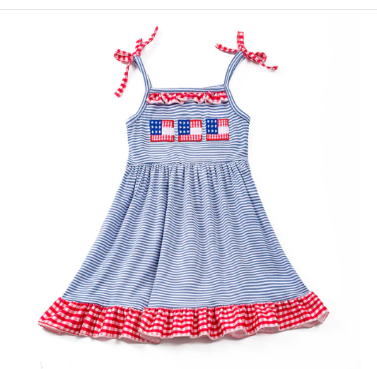 Girl's 4th of July Dress