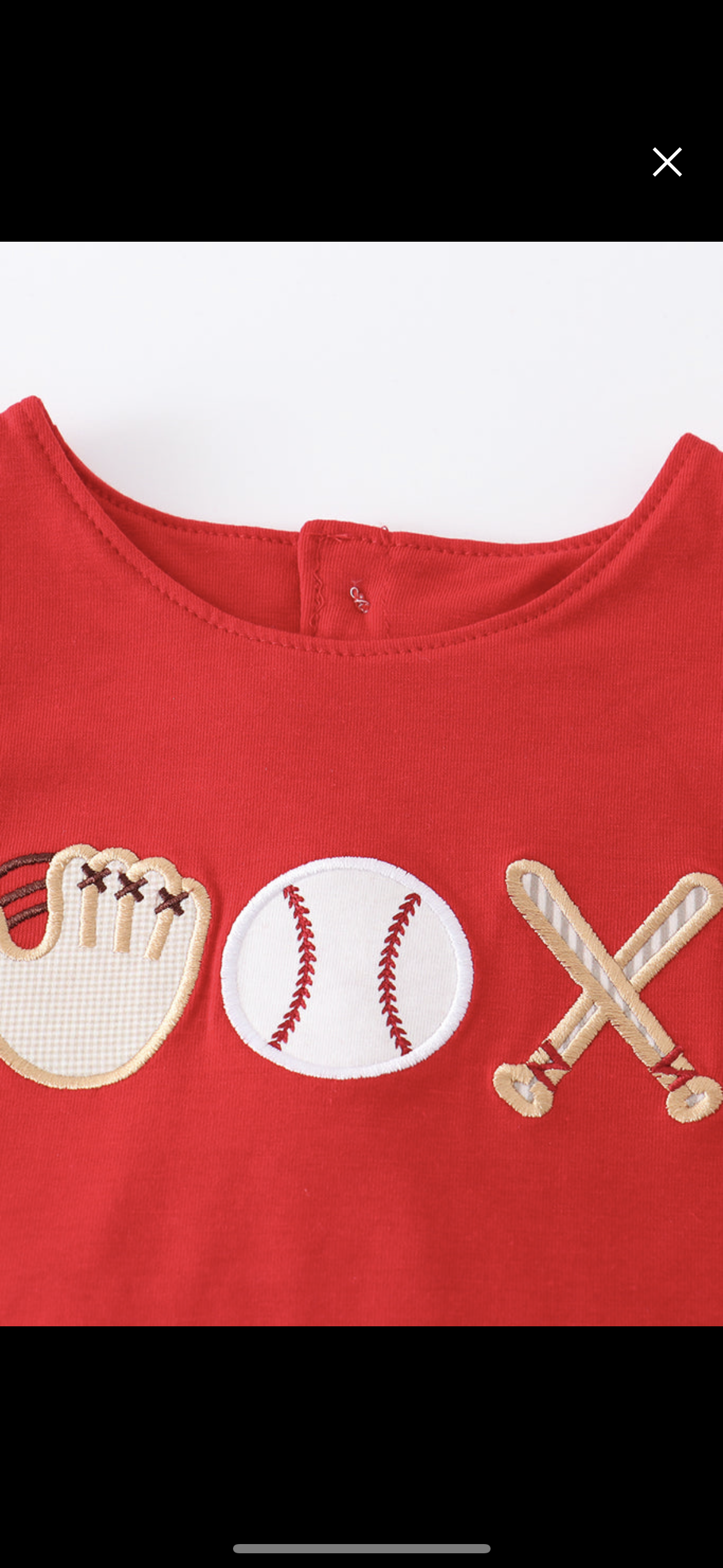 Girls Red Baseball 2PC set