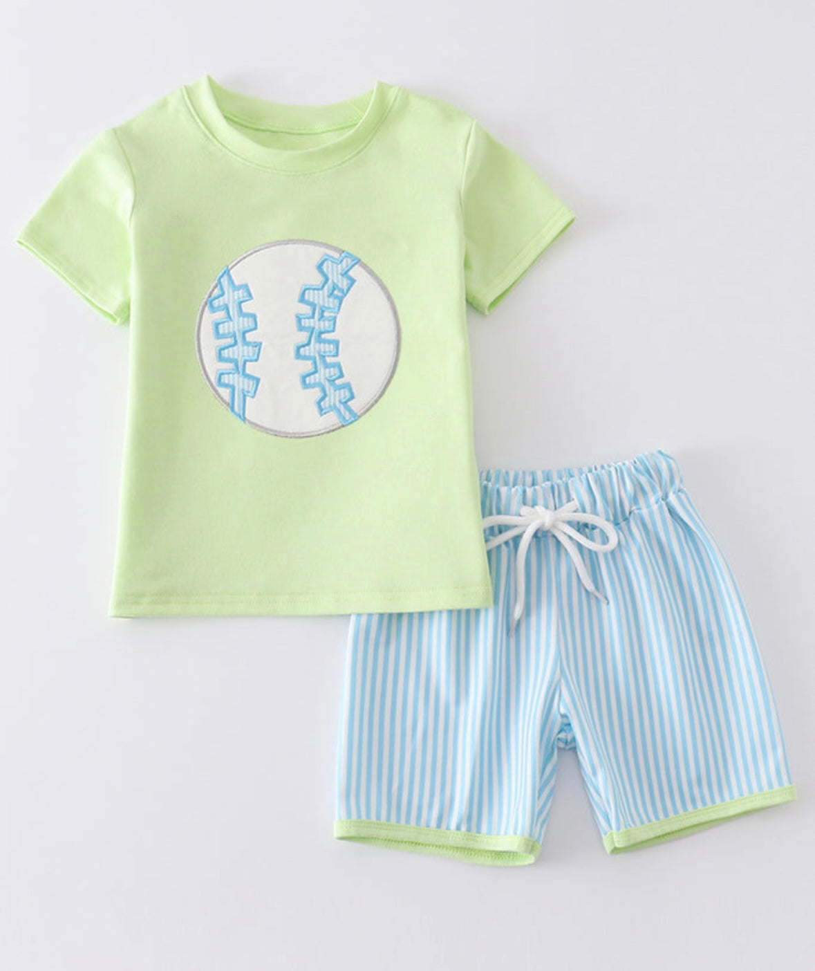 Boys Green Baseball 2PC set