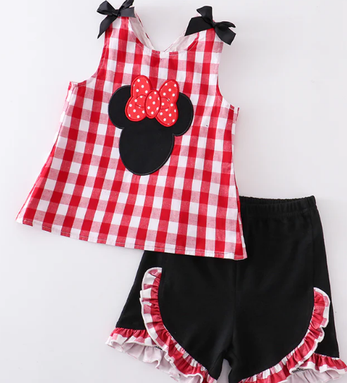 Girls Minnie 2 PC Short Set